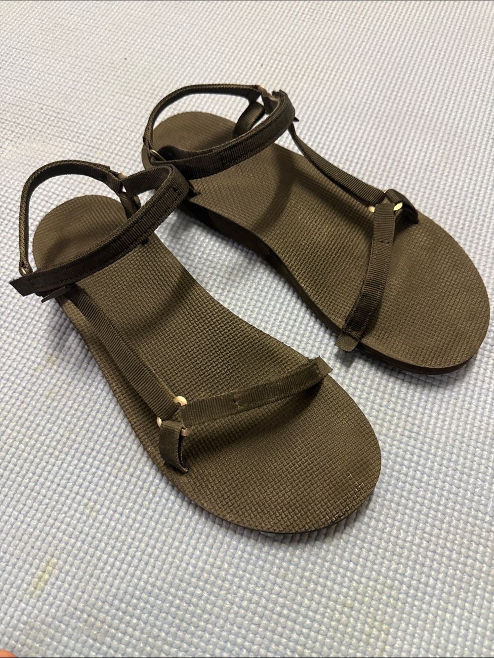 Teva Original Universal Slim Women's Black Minimalist Strappy Sandals
